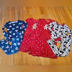 Lot Bundle Girls Nightgowns Pj Sets 5t 6 7